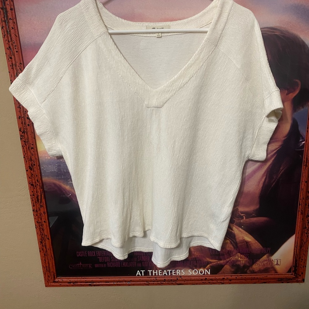 Madewell V neck top